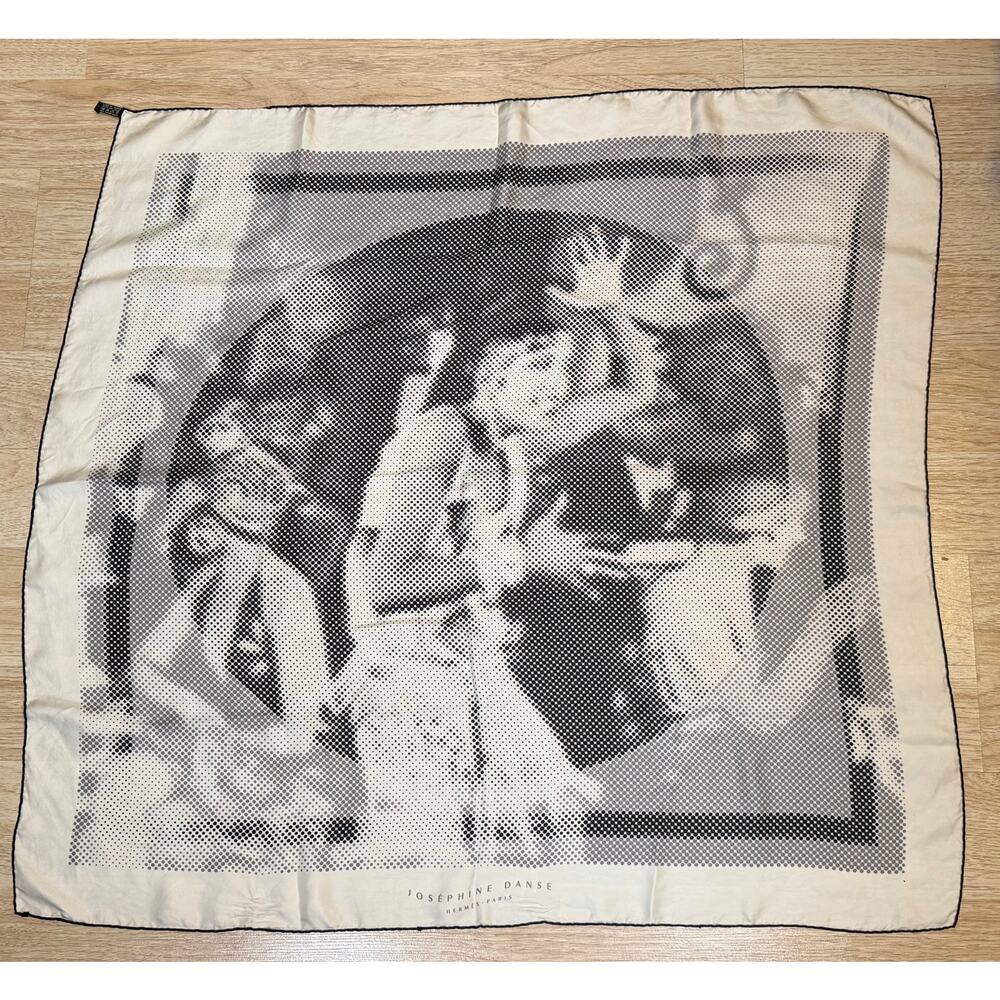 Hermés “Josephine Danse” by Cyrillic Diatkine Silk Scarf